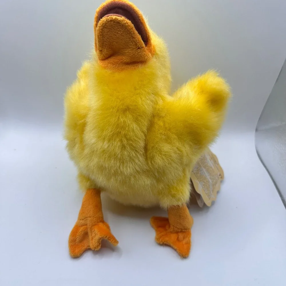 NEW! Folkmanis Duckling Puppet Yellow Plush Bird Hand Puppet 21FM031 VN